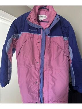 Columbia  Pink & Purple Insulated Puffer Coat No Hoodie